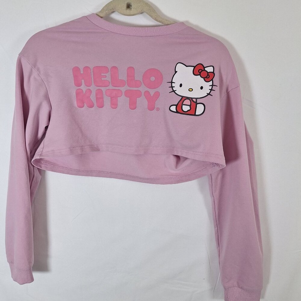 Hello Kitty Crop Top Sweatshirt size Medium